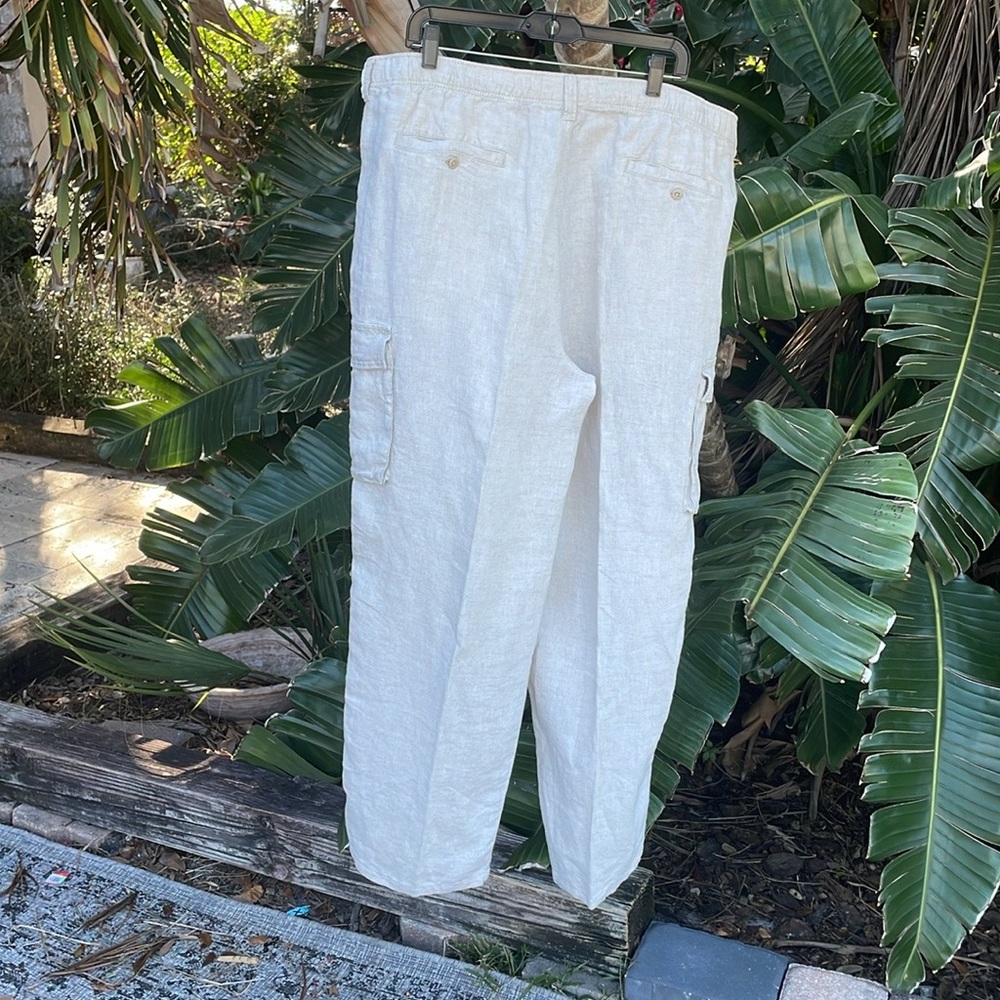 Tommy Bahama relax linen cargo pants